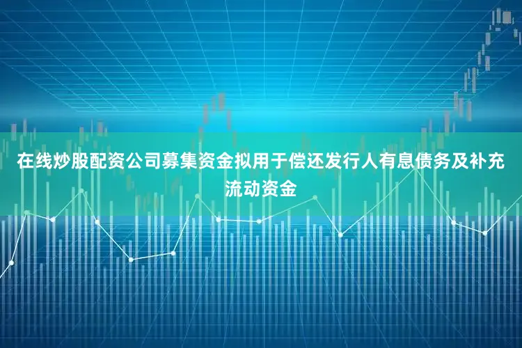 在线炒股配资公司募集资金拟用于偿还发行人有息债务及补充流动资金
